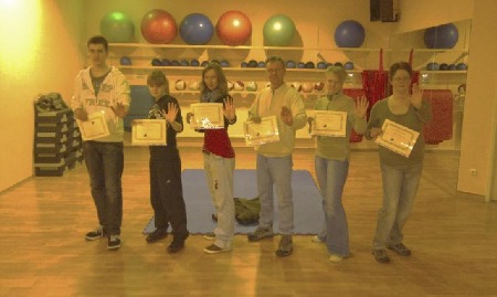 Teilnehmer :-) mit Urkunde 26.02.12